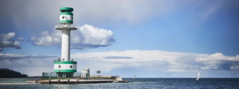 Leuchtturm vor Nordsee