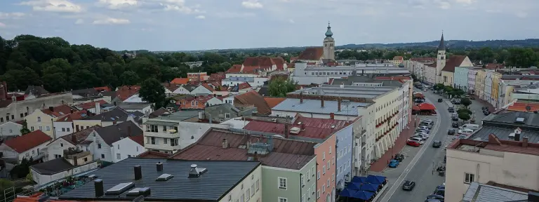 Stadtansicht aus der Luft