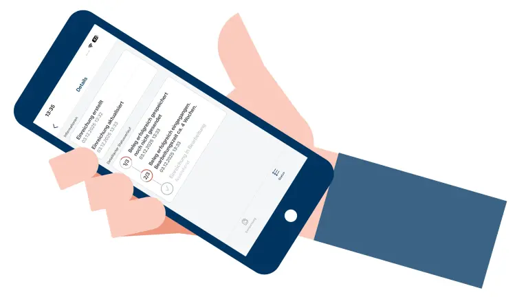 Screenshot EasyScan - Dokumentenübersicht