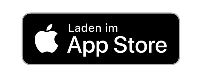 Logo des App Stores auf einem schwarzen Hintergrund