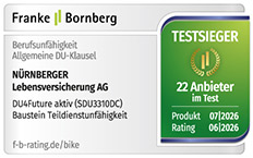 Siegel Franke & Bornberg Testsieger Allgemeine DU-Klausel