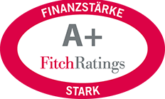 Siegel Fitch Ratings: A+ (Finanzstärke)