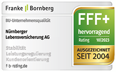 Siegel Franke Bornberg: Berufsunfähigkeitsversicherung hervorragend