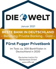 Siegel Die Welt Januar 2021 Fürst Fugger Privatbank